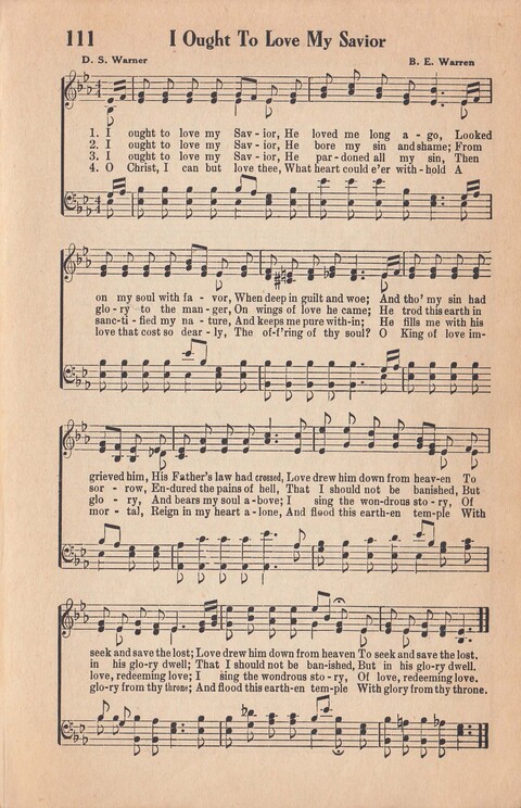 Melodies of Zion: A Compilation of Hymns and Songs, Old and New, Intended for All Kinds of Religious Service page 110