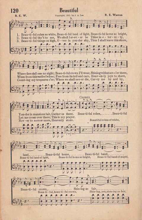 Melodies of Zion: A Compilation of Hymns and Songs, Old and New, Intended for All Kinds of Religious Service page 119