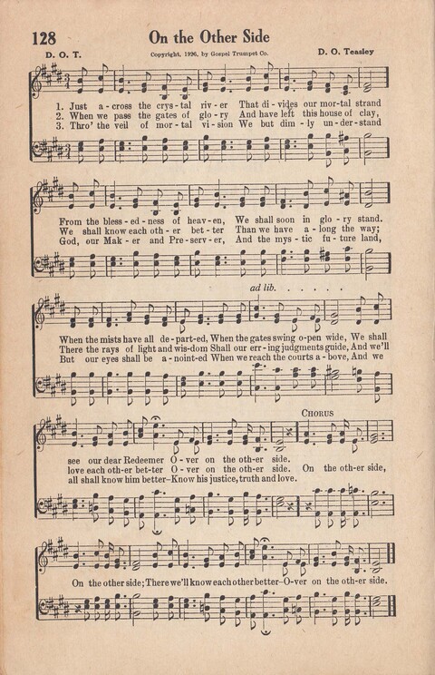 Melodies of Zion: A Compilation of Hymns and Songs, Old and New, Intended for All Kinds of Religious Service page 127