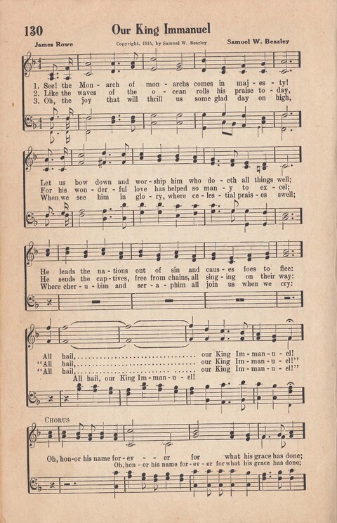 Melodies of Zion: A Compilation of Hymns and Songs, Old and New, Intended for All Kinds of Religious Service page 129