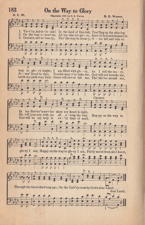 Melodies of Zion: A Compilation of Hymns and Songs, Old and New, Intended for All Kinds of Religious Service page 181