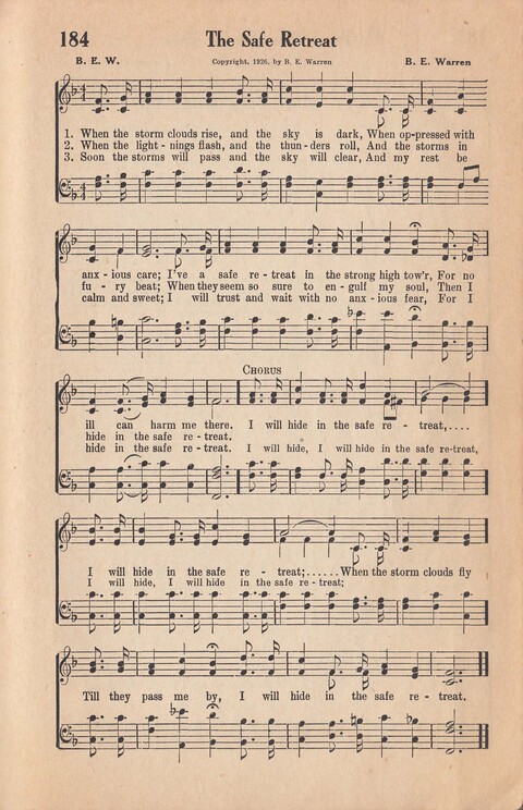 Melodies of Zion: A Compilation of Hymns and Songs, Old and New, Intended for All Kinds of Religious Service page 182