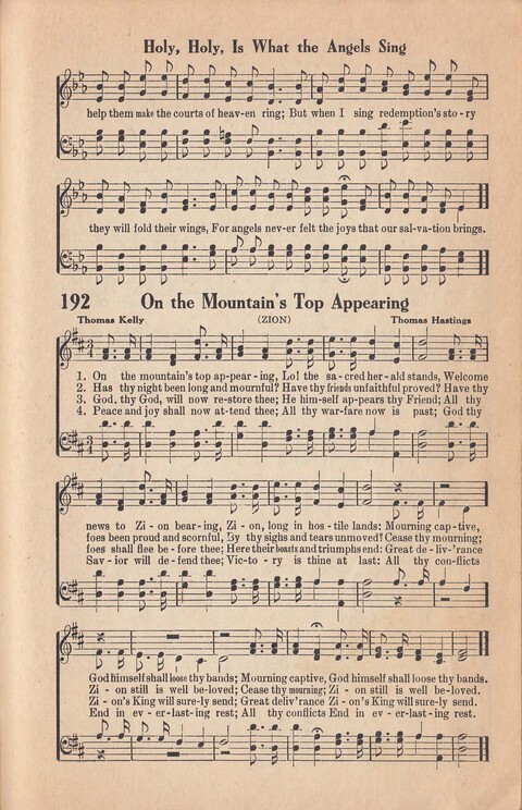 Melodies of Zion: A Compilation of Hymns and Songs, Old and New, Intended for All Kinds of Religious Service page 190