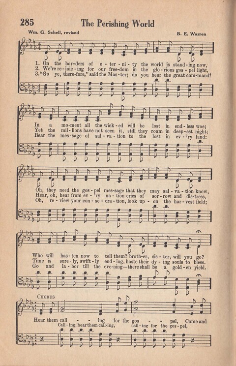 Melodies of Zion: A Compilation of Hymns and Songs, Old and New, Intended for All Kinds of Religious Service page 259