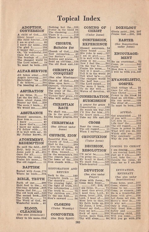 Melodies of Zion: A Compilation of Hymns and Songs, Old and New, Intended for All Kinds of Religious Service page 282