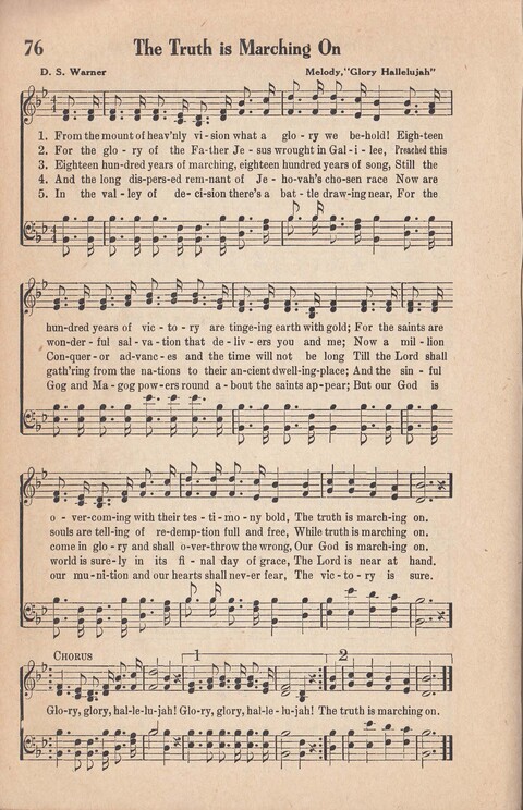 Melodies of Zion: A Compilation of Hymns and Songs, Old and New, Intended for All Kinds of Religious Service page 77