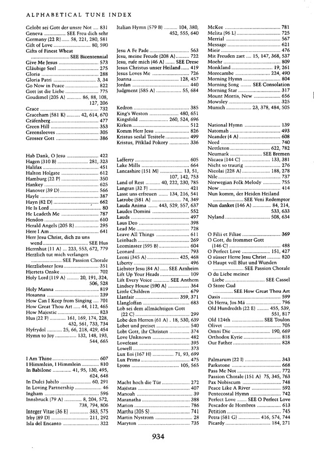 Moravian Book of Worship page 934