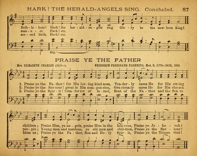 The New Alleluia: a collection of hymns and tunes for the Church School, and the mid-week meeting page 92