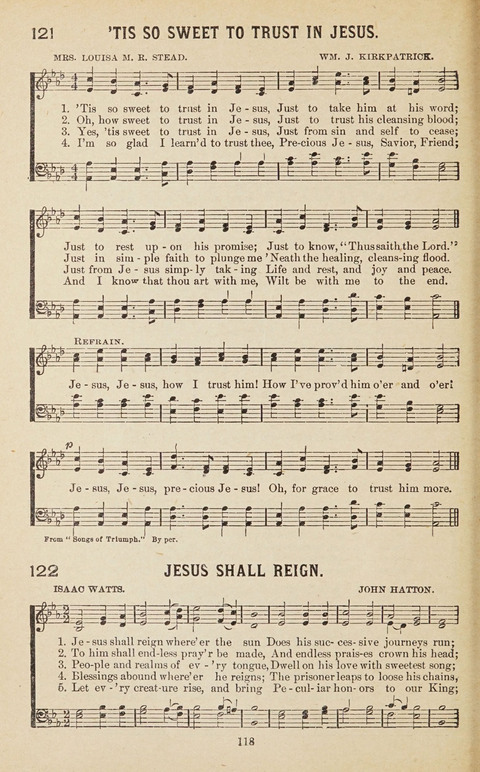 New Anti-Saloon Songs: A Collection of Temperance and Moral Reform Songs Prepared at the Request of The National Anti-Saloon League page 116