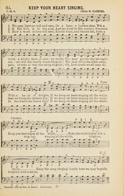 New Anti-Saloon Songs: A Collection of Temperance and Moral Reform Songs Prepared at the Request of The National Anti-Saloon League page 51