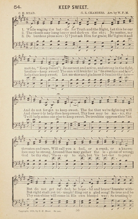 New Anti-Saloon Songs: A Collection of Temperance and Moral Reform Songs Prepared at the Request of The National Anti-Saloon League page 54