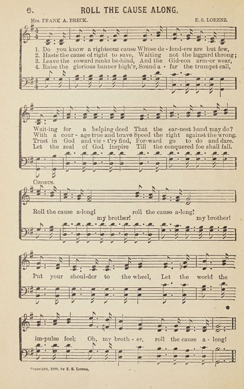 New Anti-Saloon Songs: A Collection of Temperance and Moral Reform Songs Prepared at the Request of The National Anti-Saloon League page 6