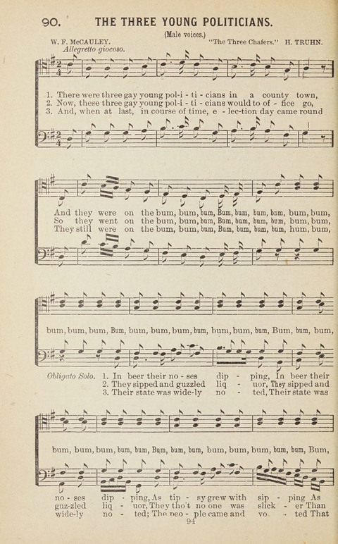 New Anti-Saloon Songs: A Collection of Temperance and Moral Reform Songs Prepared at the Request of The National Anti-Saloon League page 92