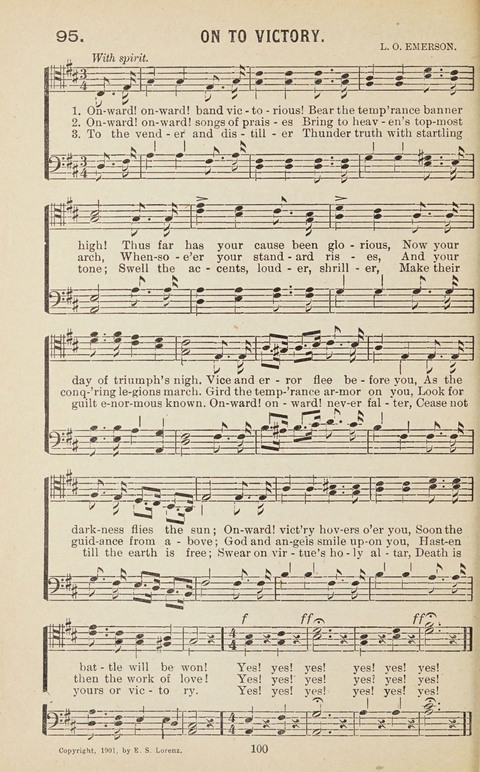 New Anti-Saloon Songs: A Collection of Temperance and Moral Reform Songs Prepared at the Request of The National Anti-Saloon League page 98