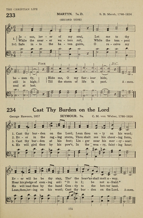 New Baptist Hymnal: containing standard and Gospel hymns and responsive readings page 175