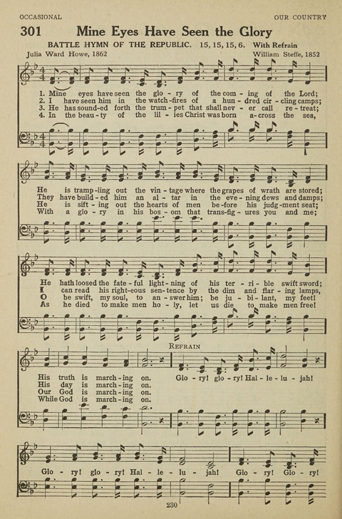 New Baptist Hymnal: containing standard and Gospel hymns and responsive readings page 230