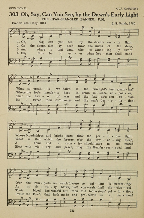 New Baptist Hymnal: containing standard and Gospel hymns and responsive readings page 232