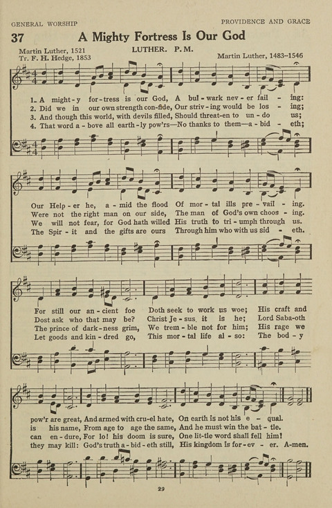 New Baptist Hymnal: containing standard and Gospel hymns and responsive readings page 29