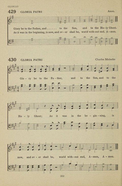 New Baptist Hymnal: containing standard and Gospel hymns and responsive readings page 352