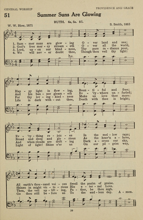 New Baptist Hymnal: containing standard and Gospel hymns and responsive readings page 39