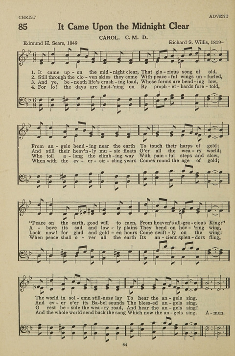 New Baptist Hymnal: containing standard and Gospel hymns and responsive readings page 64