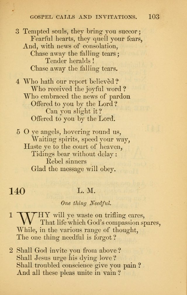 The New Baptist Psalmist and Tune Book: for churches and Sunday-schools page 103