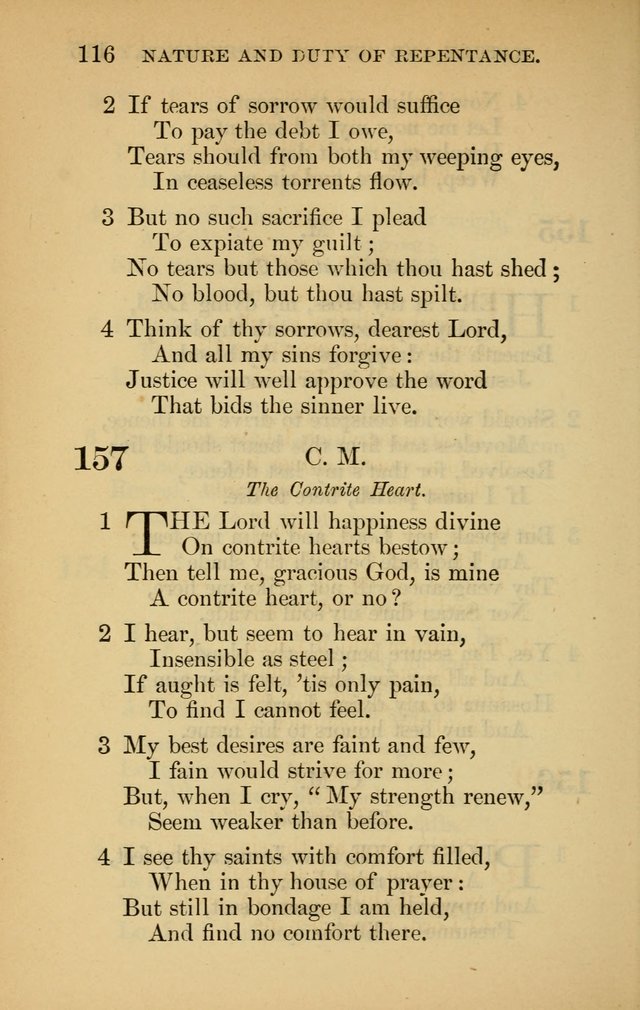 The New Baptist Psalmist and Tune Book: for churches and Sunday-schools page 116