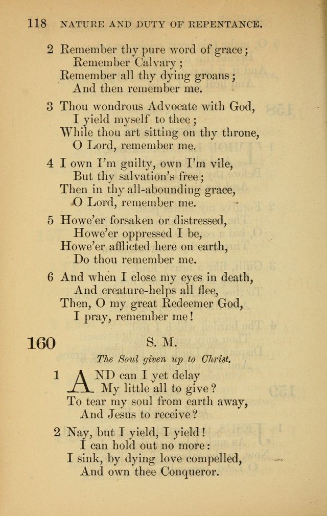 The New Baptist Psalmist and Tune Book: for churches and Sunday-schools page 118