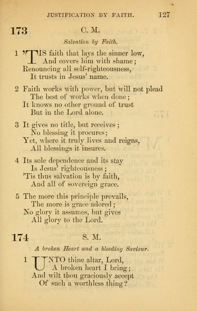 The New Baptist Psalmist and Tune Book: for churches and Sunday-schools page 127