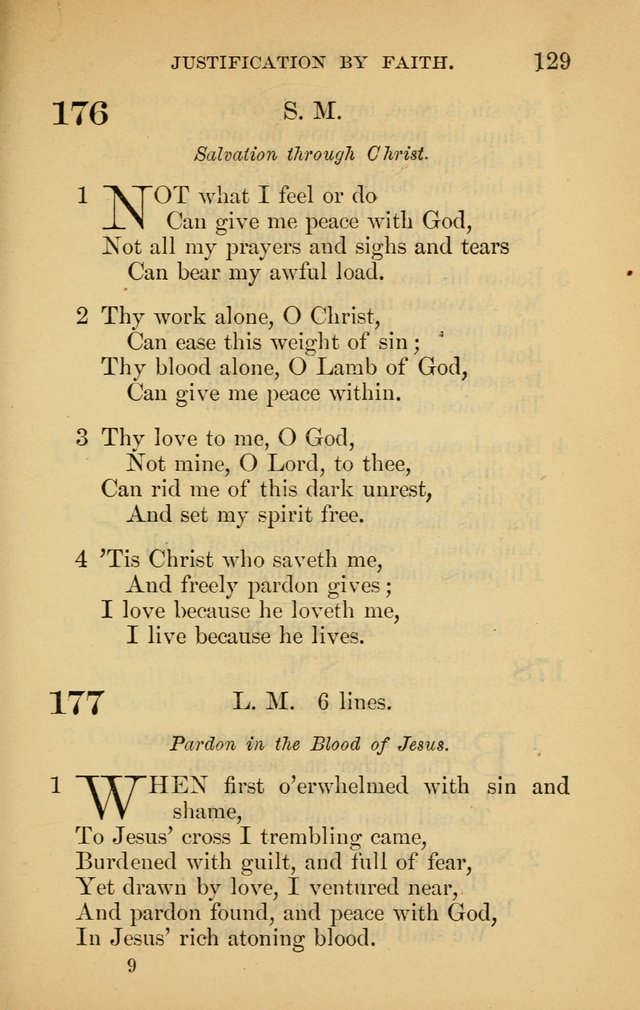 The New Baptist Psalmist and Tune Book: for churches and Sunday-schools page 129