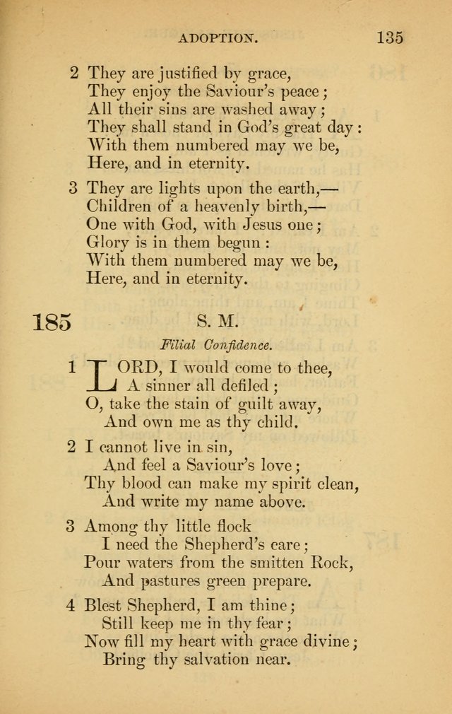 The New Baptist Psalmist and Tune Book: for churches and Sunday-schools page 135