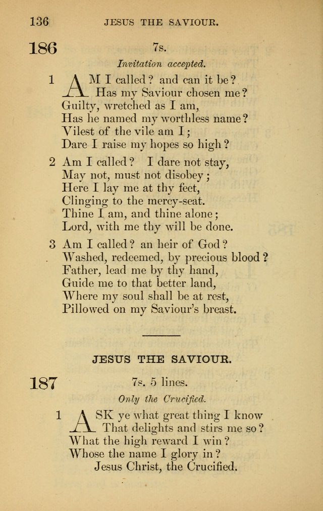 The New Baptist Psalmist and Tune Book: for churches and Sunday-schools page 136