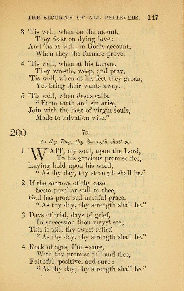 The New Baptist Psalmist and Tune Book: for churches and Sunday-schools page 147