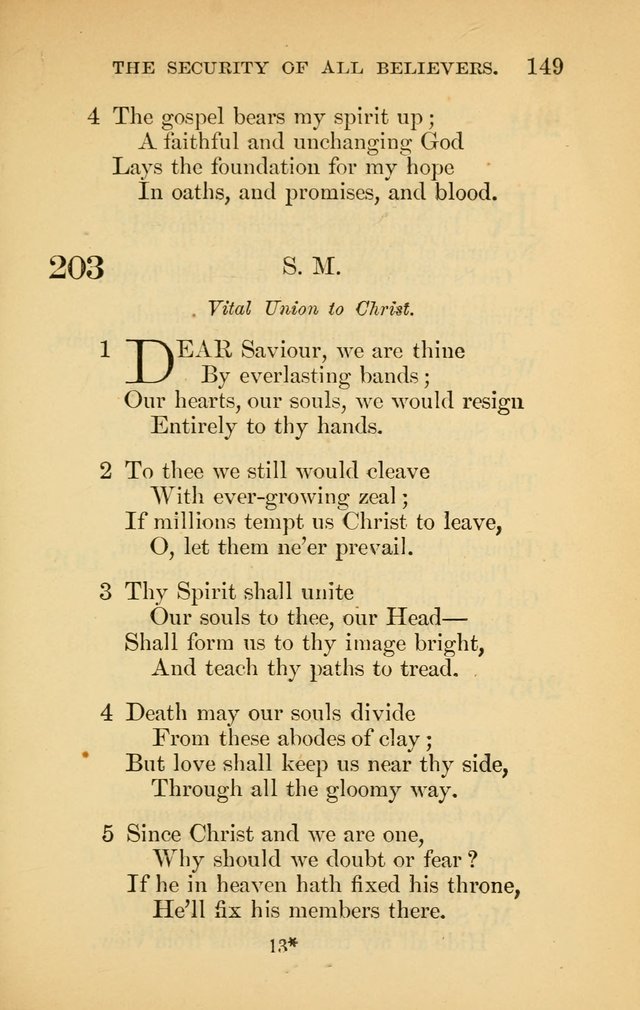 The New Baptist Psalmist and Tune Book: for churches and Sunday-schools page 149