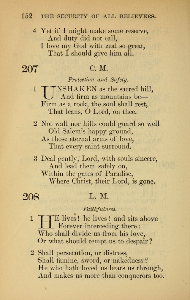 The New Baptist Psalmist and Tune Book: for churches and Sunday-schools page 152