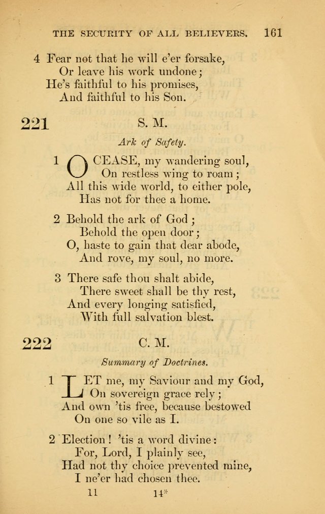 The New Baptist Psalmist and Tune Book: for churches and Sunday-schools page 161