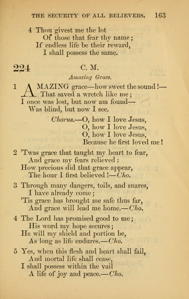 The New Baptist Psalmist and Tune Book: for churches and Sunday-schools page 163