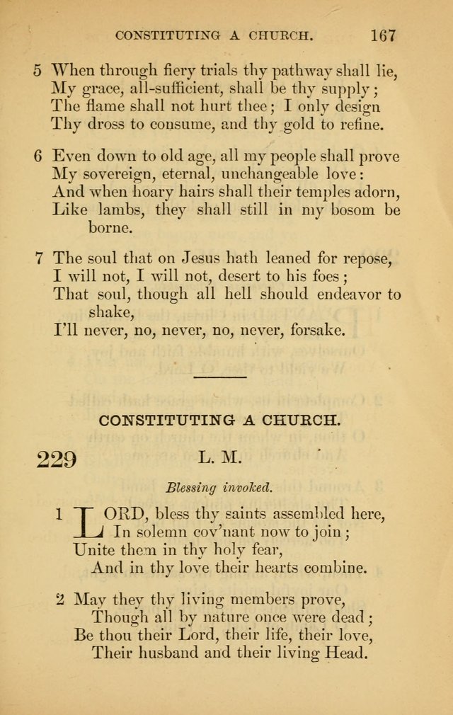 The New Baptist Psalmist and Tune Book: for churches and Sunday-schools page 167