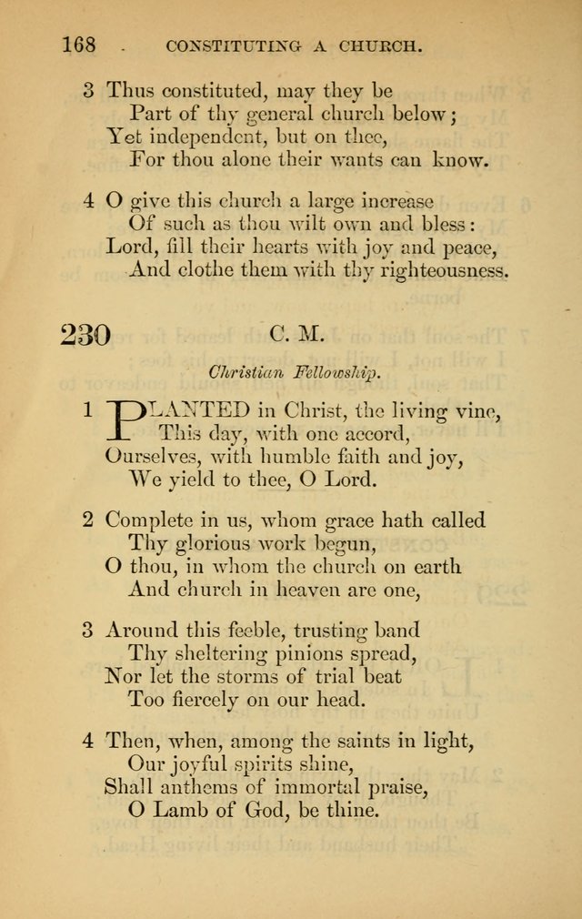 The New Baptist Psalmist and Tune Book: for churches and Sunday-schools page 168