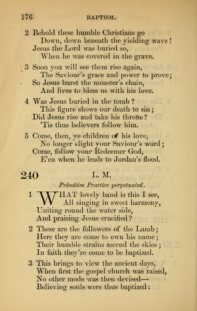 The New Baptist Psalmist and Tune Book: for churches and Sunday-schools page 176