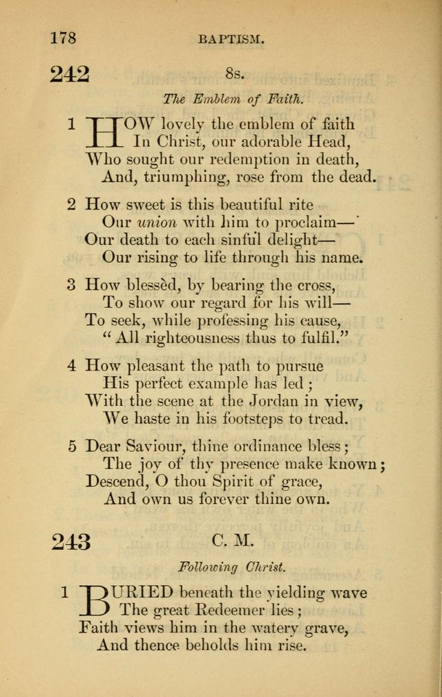 The New Baptist Psalmist and Tune Book: for churches and Sunday-schools page 178