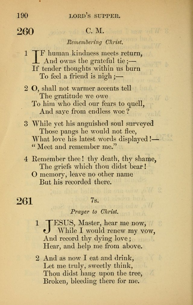 The New Baptist Psalmist and Tune Book: for churches and Sunday-schools page 190