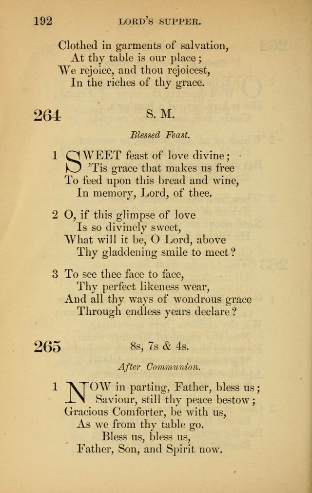 The New Baptist Psalmist and Tune Book: for churches and Sunday-schools page 192