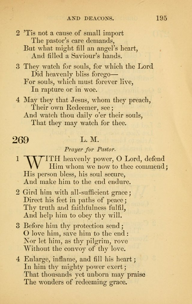 The New Baptist Psalmist and Tune Book: for churches and Sunday-schools page 195