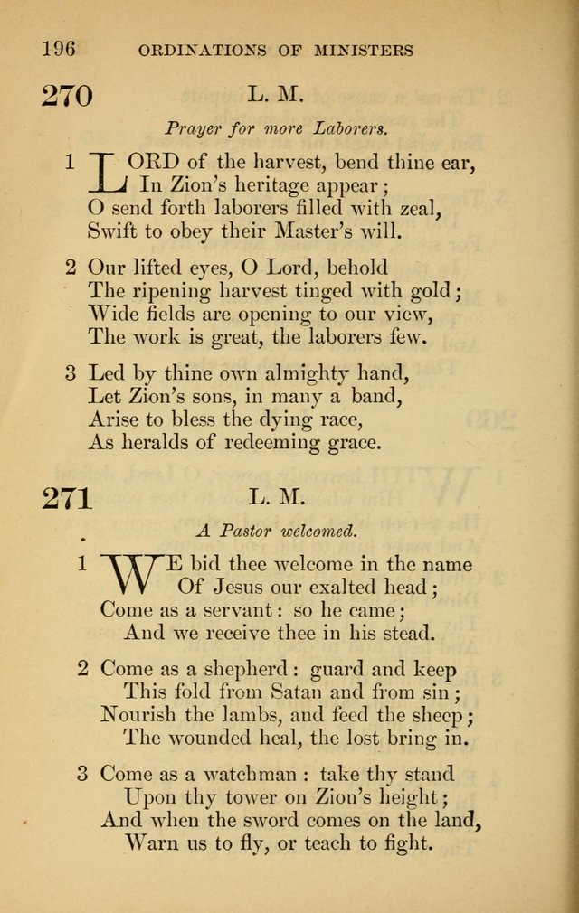 The New Baptist Psalmist and Tune Book: for churches and Sunday-schools page 196