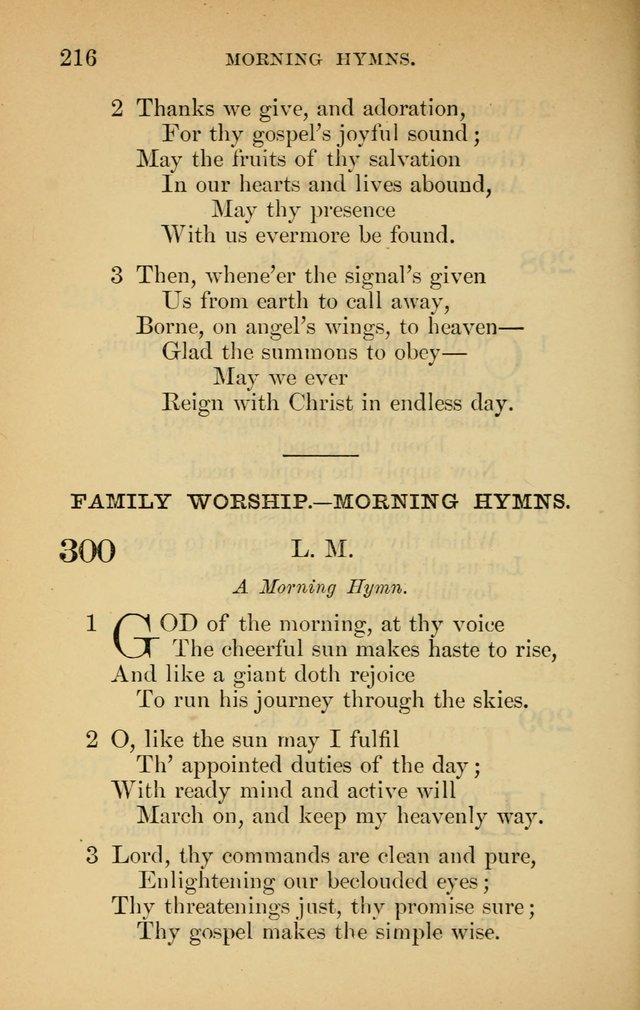 The New Baptist Psalmist and Tune Book: for churches and Sunday-schools page 216