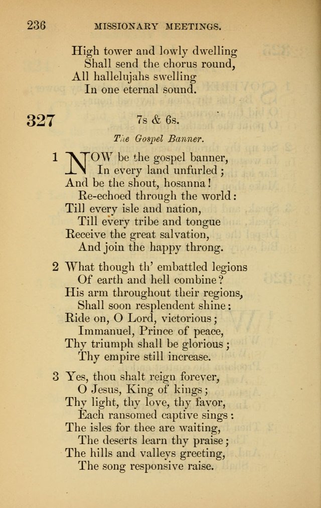 The New Baptist Psalmist and Tune Book: for churches and Sunday-schools page 236