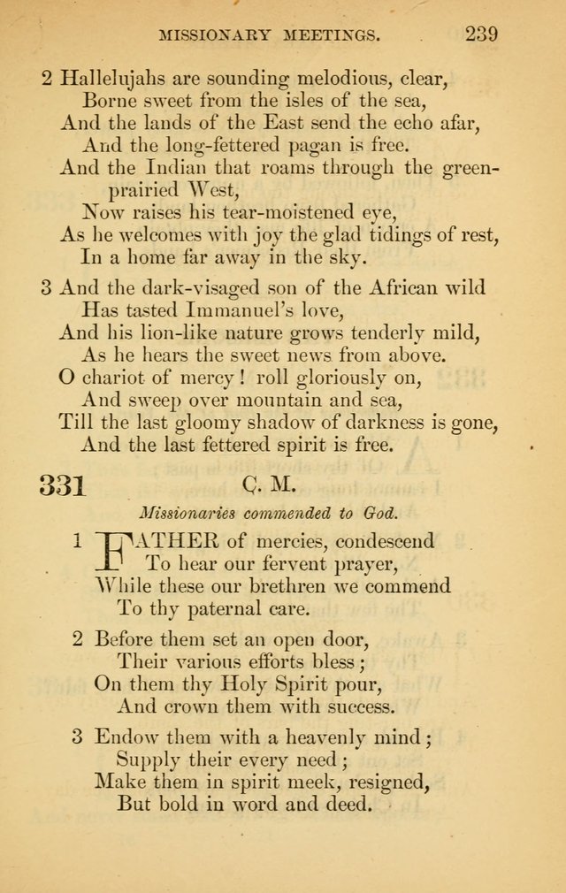 The New Baptist Psalmist and Tune Book: for churches and Sunday-schools page 239