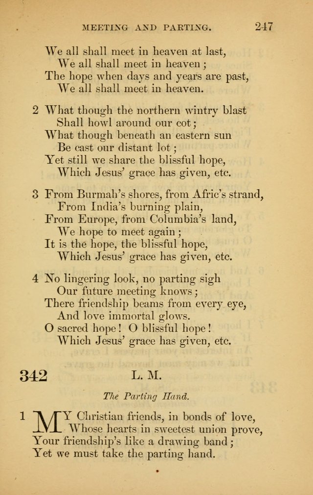 The New Baptist Psalmist and Tune Book: for churches and Sunday-schools page 247