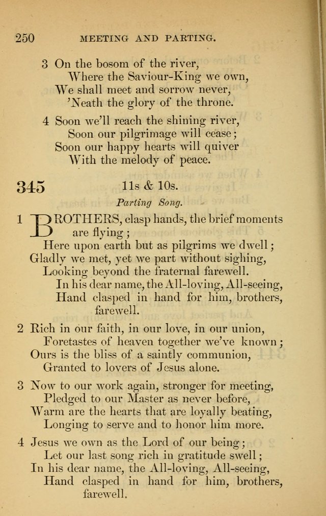 The New Baptist Psalmist and Tune Book: for churches and Sunday-schools page 250